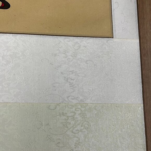 Asian Chinese Hanging Scroll Art Geisha with Sword Hand Painted 56" x 29" - Picture 8 of 11